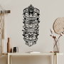 Wallity Fun Naughty Wild - Escultura de pared de metal negra